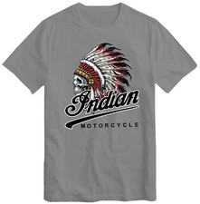Camiseta Indian Motorcycle Biker Skull Chopper Café Motociclista Motociclista comprar usado  Enviando para Brazil