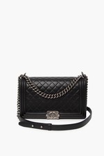 Bolsa com aba Chanel 2014 preta média Le Boy comprar usado  Enviando para Brazil