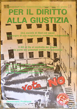 Manifesto elettorale originale usato  Castellammare del Golfo