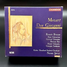 Mozart DON GIOVANNI Jarvi Bruson Ghazarian [Chandos 3 CD Box Set] NEAR MINT, usado comprar usado  Enviando para Brazil
