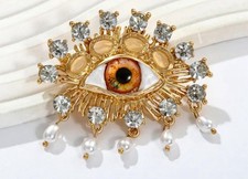 Broche oeil protecteur d'occasion  Chalon-sur-Saône