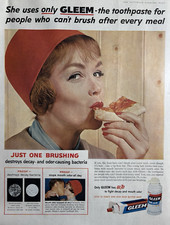 1958 gleem toothpaste for sale  Oak Forest