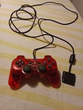 Usado, PS2 Controller Rot Transparent Original SCPH-10010 Sony Dualshock 2 Playstation comprar usado  Enviando para Brazil