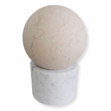 Bola Escultura Mesa Mármol Botticino Marble Mesa Sphere Escultura Diámetro 20cm comprar usado  Enviando para Brazil