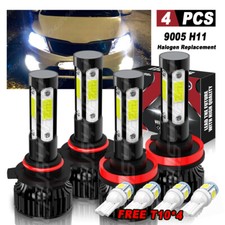 Farol combo LED 4x 9005 H11 6000K para Toyota Land Cruiser Prado 10-18 lâmpadas comprar usado  Enviando para Brazil