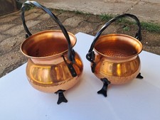 Copper cauldron set d'occasion  Expédié en Belgium