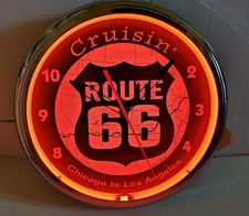 Route neon uhr gebraucht kaufen  Dortmund