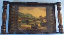 Plateau ancien pyrogravure d'occasion  Beauchamp
