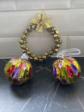 Hanging christmas baubles for sale  ROMSEY