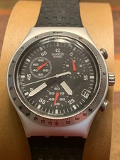 Relógio suíço masculino Swatch Irony Wildly YCS 4024. Cronógrafo de 150 anos. Novo Batt comprar usado Relógio suíço masculino Swatch Irony Wildly YCS 4024. Cronógrafo de 150 anos. Novo Batt comprar usado  Enviando para Brazil