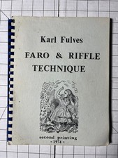 Faro riffle technique for sale  Union Grove