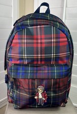 Mochila/bolsa xadrez Polo Ralph Lauren urso vermelho Stewart - 9AR149-IOU - NOVA SEM ETIQUETAS comprar usado  Enviando para Brazil