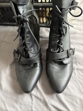 Black high heeled for sale  WATFORD