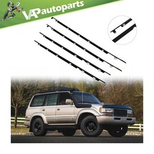 Cinto de vedação para moldura de janela 4 peças Weatherstrip para Toyota Land Cruiser 91-97 comprar usado  Enviando para Brazil