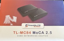 NOVO Translite Global TL-MC84 MoCA 2.5 adaptador de rede doméstica 2 peças comprar usado NOVO Translite Global TL-MC84 MoCA 2.5 adaptador de rede doméstica 2 peças comprar usado  Enviando para Brazil