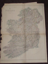 1860 huge map for sale  NORTHWICH