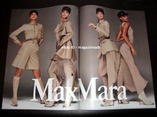 ANÚNCIO IMPRESSO MAX MARA 2 páginas 2020 Irina Shayk Gigi Hadid ADRIANA LIMA Joan Smalls comprar usado  Enviando para Brazil