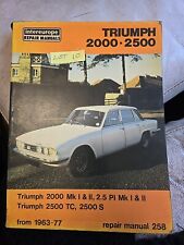 Intereurope repair manual for sale  WAREHAM