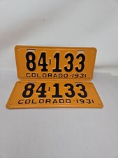 1931 colorado license for sale  Berthoud