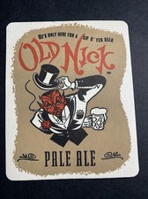 Coaster de cerveja artesanal Old Nick Pale Ale Devil Richbrau Richmond Virginia comprar usado  Enviando para Brazil