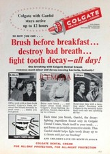 COLGATE 'Creme Dental' Pasta de Dentes Estampa Dentista #8 - Original 1957 ANÚNCIO comprar usado  Enviando para Brazil