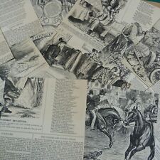 Usado, 40 folhas de papel ORIGAMI, folhas de desenho animado perfuradas aleatórias genuínas 10x10cm VINTAGE comprar usado  Enviando para Brazil
