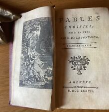 Fables fontaine 1777 d'occasion  Puy-l'Évêque