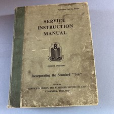 Standard service instruction for sale  BUNTINGFORD