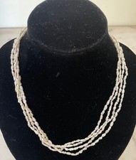 Collana vintage perle usato  Roma