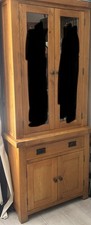 Solid oak cabinet for sale  UK