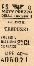 Biglietto lecce trepuzzi usato  Nettuno
