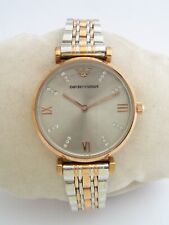 EMPORIO ARMANI RELÓGIO FEMININO GIANNI T-BAR AR1840 OURO AÇO INOXIDÁVEL GENUÍNO, usado comprar usado  Enviando para Brazil