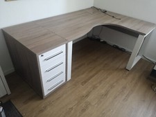 Eckschreibtisch rollcontainer  gebraucht kaufen  Rüsselsheim am Main