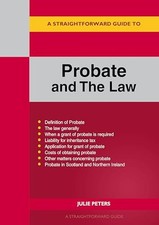 Straightforward guide probate for sale  ROSSENDALE