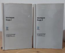 Montaigne saggi volumi usato  Cagliari