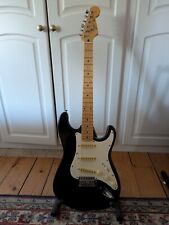 Squier Stratocaster, Preto com Pescoço de Bordo, Feito na Coréia 1991 Samick comprar usado  Enviando para Brazil