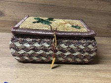 Vintage woven material for sale  MORPETH