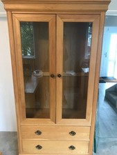 Solid oak cabinet for sale  NOTTINGHAM