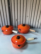 Creuset volcanic orange for sale  CAMBRIDGE