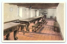 Cartão postal c1920 Fort Ticonderoga New York The Mess Room interior WB não usado C20 comprar usado  Enviando para Brazil