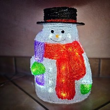 Led schneemann winterdekoratio gebraucht kaufen  Troisdorf