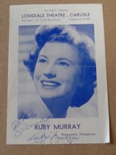 Ruby murray 1956 for sale  WORTHING