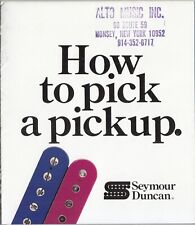 Seymour Duncan How to Pick a Pickup Folded Booklet comprar usado  Enviando para Brazil