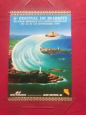 Affiche originale ancienne d'occasion  Anglet