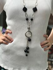 Kette schwarzsilber brillenhal gebraucht kaufen  Berlin