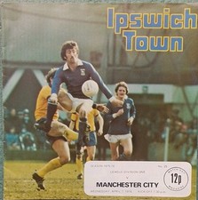 Football programme ipswich for sale  NORWICH