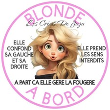 Stickers coller blonde d'occasion  Bordères-sur-l'Échez