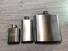 Whiskey hip flask for sale  EVESHAM