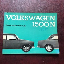 1965 VW VOLKSWAGEN 1500 N SEDAN & VARIANTE MANUAL DO PROPRIETÁRIO ORIGINAL LIVRO TODOS OS MODELOS comprar usado  Enviando para Brazil