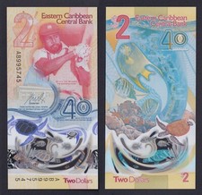 Banconota east caribbean usato  Chieri
